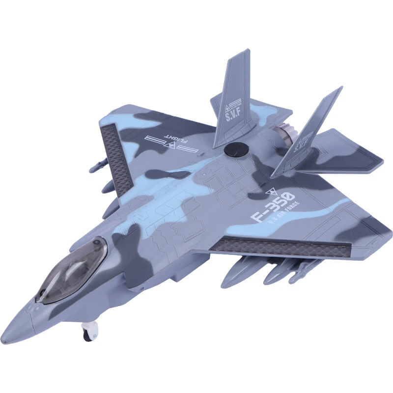 هواپیما جنگنده اسباب بازی کنترلی شارژی موزیکال دودزا Zi Di Toys F-350 Military کد 301383