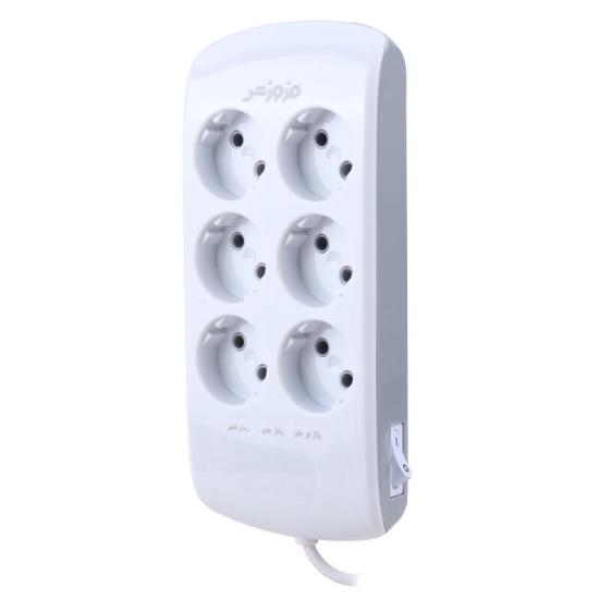 محافظ برق دیجیتال کامپیوتر و صوتی تصویری 6 خانه فروزش Lotus LT600D با کابل 1.8 متری