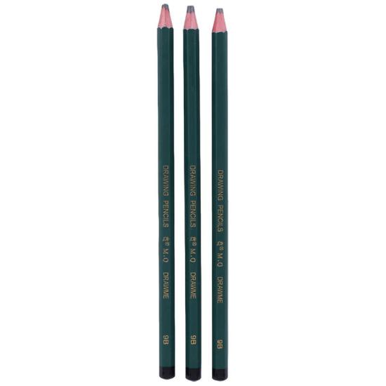 مداد طراحی ام کیو 9B بسته 12 عددی