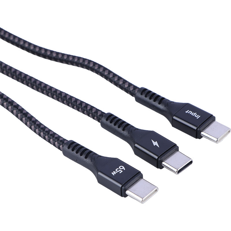 کابل دو سر فست شارژ 65 وات بودی DC210C2CB طول 1.2 متر