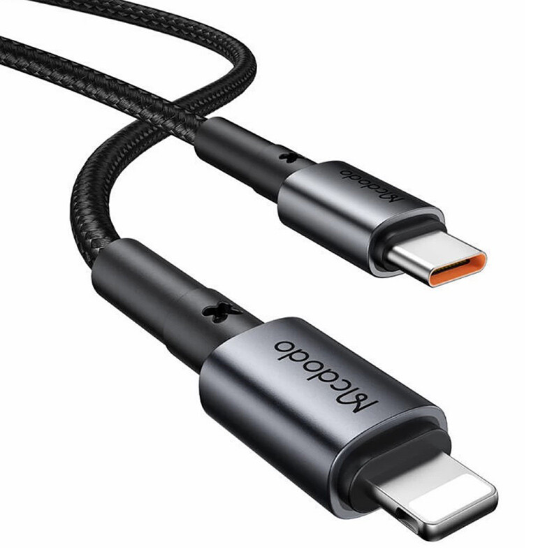 شارژر فندکی 45 وات مک دودو Obsidian CC-749 + کابل تبدیل آیفونی