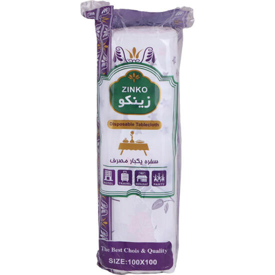 سفره یکبار مصرف پلاستیکی زینکو 1000 گرمی