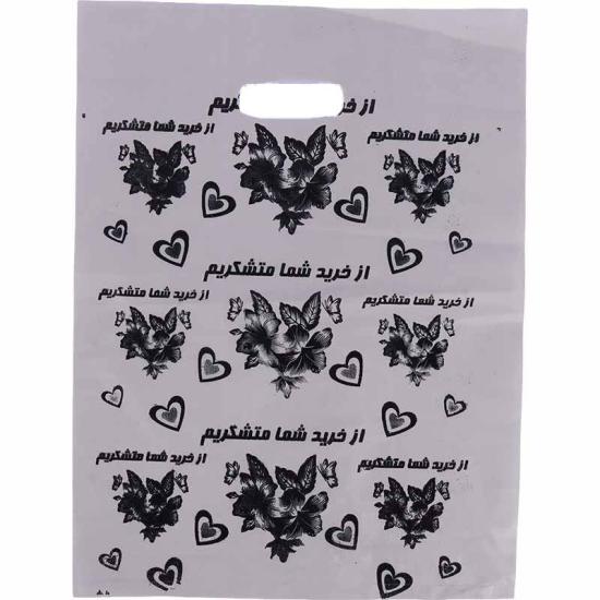 نایلون دسته دار طرح از خرید شما متشکریم سایز 45*32 سانتی متر بسته 1 کیلویی