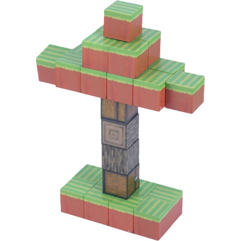 روبیک طرح ماینکرفت 110 تکه Cube World کد 686