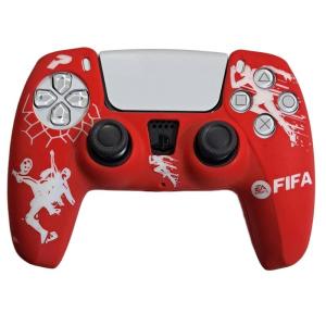 روکش دسته بازی PS5 طرح FIFA زمینه قرمز
