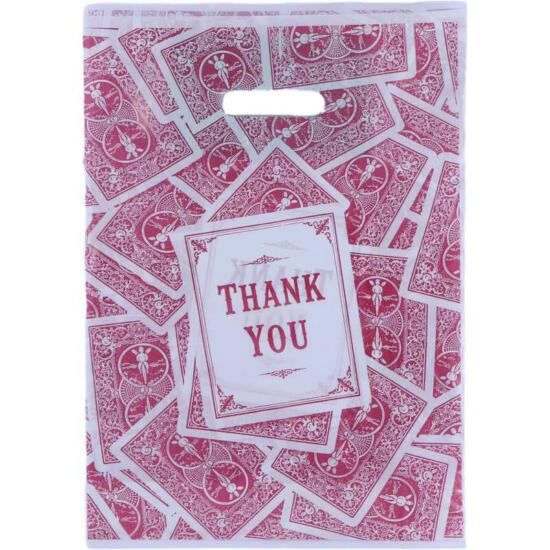 نایلون دسته دار دسته تقویتی طرح Thank You سایز 40*30 سانتی متر بسته 1 کیلویی