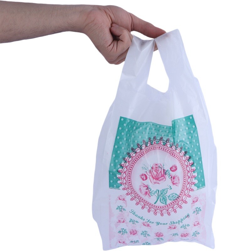 نایلون دسته دار طرح Thanks For Your Shopping سایز 47*37 سانتی متر بسته 1 کیلویی