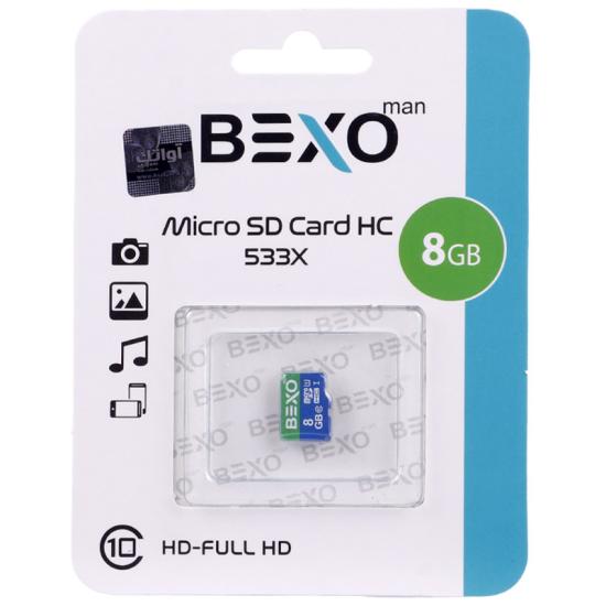 رم میکرو 8 گیگ بکسومن Bexoman 533X U1 C10 80MB/s