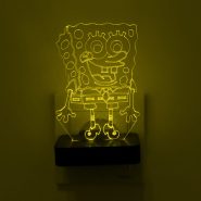 چراغ خواب اتاق کودک طرح باب اسفنجی مدل دیواری