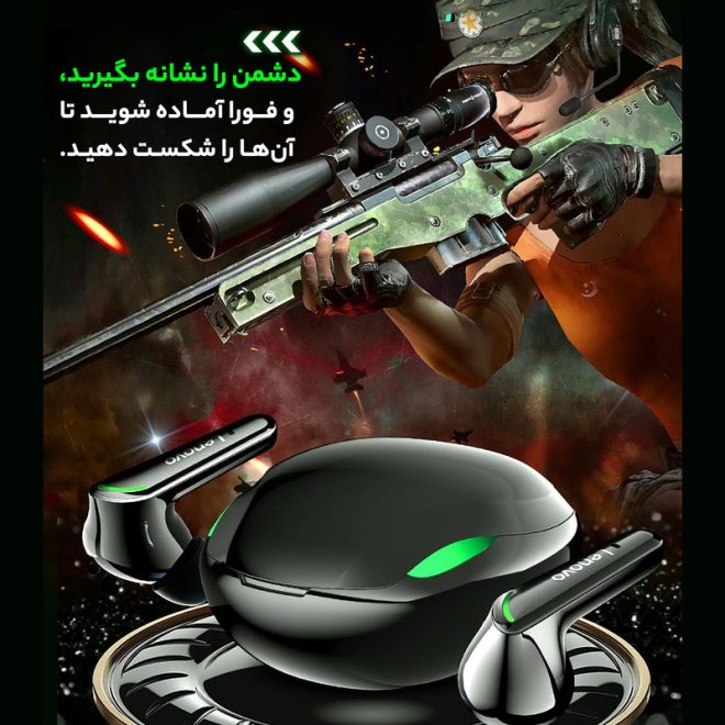 هندزفری بی سیم گیمینگ لنوو مدل FAT XT92 QAZ